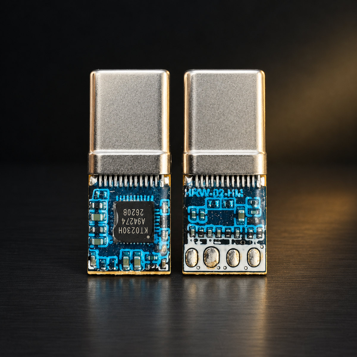 Type-C 解码插头实物：免驱、384kHz／32bit